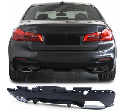 Diffuseur arrière BMW serie 5 G30 G38  Noir Brillant 16+