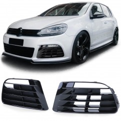 2x Grilles de pare choc avant Vw Golf 6 VI R20