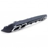 Diffuseur arriere Mercedes Classe C S205 Noir Mat + 4 embouts d'echappements (14-18)