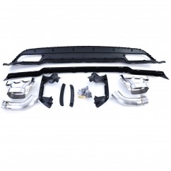 Diffuseur Mercedes Classe A W176 Noir Brillant + 4 sorties d'echappements (12-18)