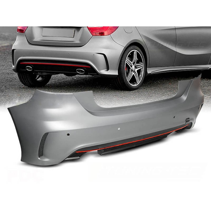 Pare choc arrière Mercedes Classe A W176 Look Pack AMG (12-15)
