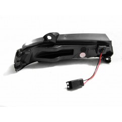 2x Clignotants noirs fumés à LED dynamiques Ford Mondeo Fusion MK5 (14-18)