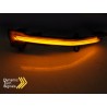 2x Clignotants de rétroviseurs noirs fumés à LED dynamiques Seat Ateca (16+)