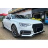 2x Grilles de pare choc avant Audi A4 B9 S-Line Alu (16-18) Look RS4