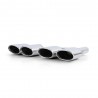 2x Sorties d'echappement double Chrome Mercedes C, CL, CLK, E, M, S et SL (01-16)