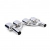 2x Sorties d'echappement double Chrome Mercedes C, CL, CLK, E, M, S et SL (01-16)