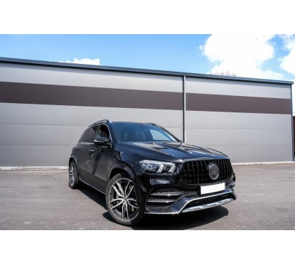 Calandre Mercedes GLE V167 SUV & C167 Coupé Noir 19-23 (avec Pack AMG) Look Panamericana