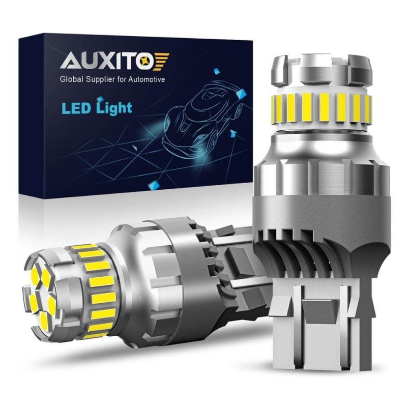 2x Ampoules LED W21W Xenon white 6500K