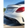2x rajouts pare chocs arriere Mercedes Classe C W205 14-18