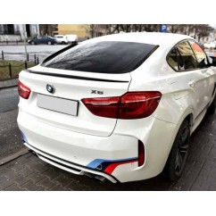 Becquet peint noir brillant BMW X6 F16 M Design  14-