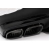 Diffuseur arrière + sorties d'échappements noir Mercedes GLC C253 Coupé (modèle avec pack AMG) Look 63 AMG (20+)