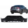 Diffuseur arrière + sorties d'échappements noir Mercedes GLC C253 Coupé (modèle avec pack AMG) Look 63 AMG (20+)