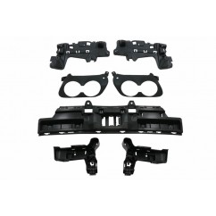 Diffuseur arrière + sorties d'échappements noir Mercedes GLC C253 Coupé (modèle avec pack AMG) Look 43 AMG (20+)