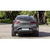 Diffuseur arrière + sorties d'échappements noir Mercedes GLC C253 Coupé (modèle avec pack AMG) Look 43 AMG (20+)