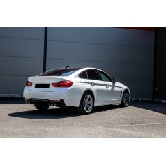 Diffuseur arrière noir brillant BMW série 4 F32 F36 look M4 13+ (2+2)