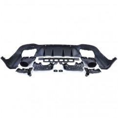Diffuseur arriere Mercedes GLC X253 Noir