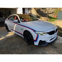 Rajout de Pare Choc avant Noir Brillant BMW M3 F80 M4 F82 F83 (14+)