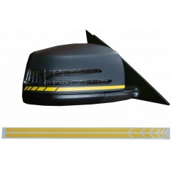 Pack Stickers jaune mat Mercedes Classe C C205 coupé A205 cab (14+)