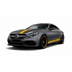 Pack Stickers jaune mat Mercedes Classe C C205 coupé A205 cab (14+)