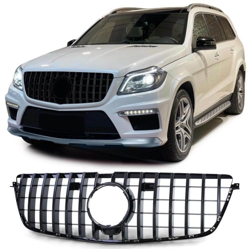 Calandre AMG Panamericana Mercedes GL X166 noir Brillant (12-15)