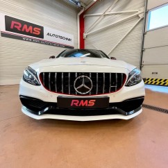 Calandre Mercedes W205 C 63 AMG Chrome