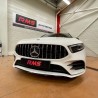 Grille de calandre Mercedes Classe A W177 V177 GT-R Panamericana 18+ NOIR CHROME SANS GRILLE