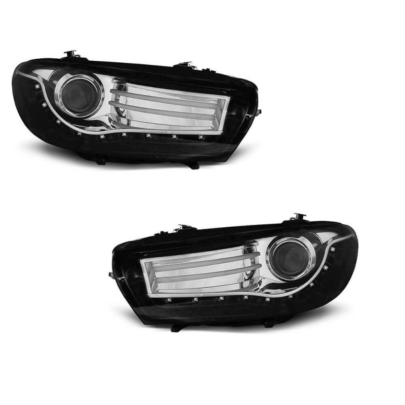 2x Phares LED adaptables sur Vw Scirocco (08-14)