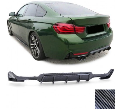 Diffuseur arrière carbone BMW série 4 F32 F36 look M4 13+ (2+2)