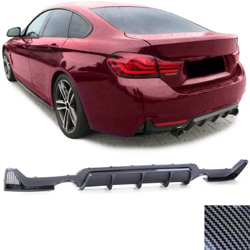Diffuseur arrière Carbone BMW série 4 F32 F36 13+ (1+1) Diffuseur arrière Carbone BMW série 4 F32 F36 13+ (1+1)