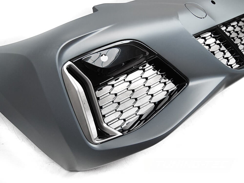 Grille De Calandre Avant Noire Pour BMW Série 3 G20/G21/G28 (2019-2022) - Style Diamond Meteor, ABS