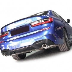 Kit carrosserie BMW serie 3 G20 M Performance Noir Brillant (+18)