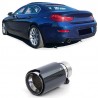 Sortie d'echappement BMW serie 6 F12 F13 Noir Carbone (+11)