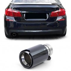 Sortie d'echappement BMW serie 5 F10 F11 Noir Carbone (10-16)