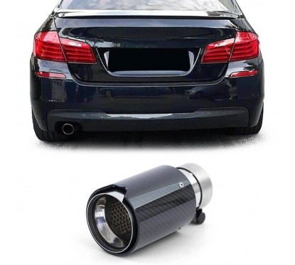 Sortie d'echappement BMW serie 5 F10 F11 Noir Carbone (10-16)