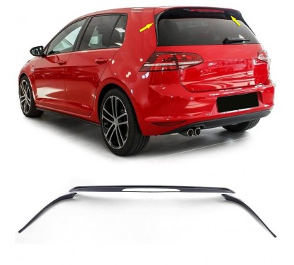 Becquet adaptable sur Volkswagen Golf 7 Noir Brillant (12-17)