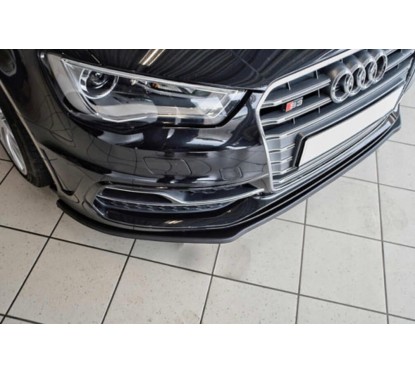 Rajout de pare-choc avant noir brillant Audi A3 S-Line, S3 8V (12-16)