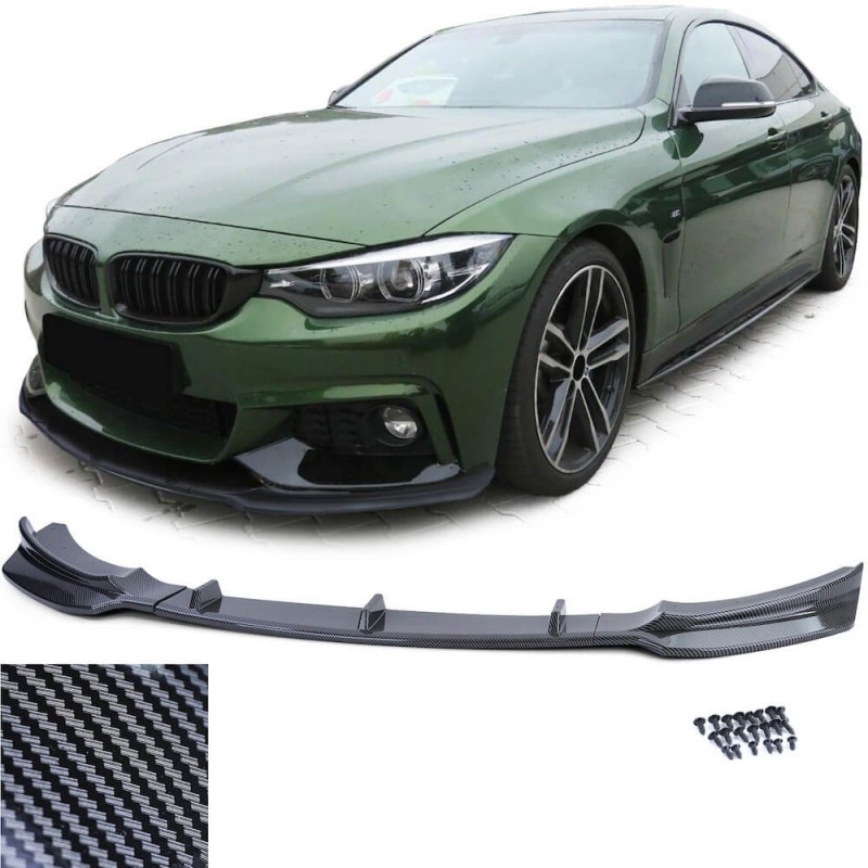 Lame pare choc avant Carbone BMW série 4 F32 F33 F36 avec pack M (13-19)