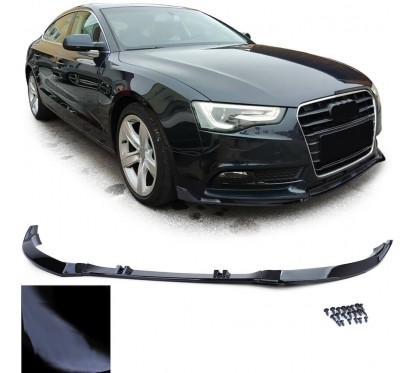 Rajout de pare choc avant Audi A5 8T Noir Brillant (11-17)