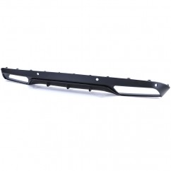 Diffuseur arrière avec échappements Noir Mercedes Classe C W205 S205 Look C63 AMG (avec pare choc standard) 14-18