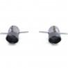 Diffuseur Noir brillant + Echappements noir Mercedes Classe A W177 (18+) Look A35 AMG