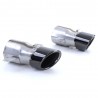 Diffuseur Noir brillant + Echappements noir Mercedes Classe A W177 (18+) Look A35 AMG