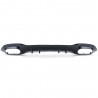 Diffuseur Noir brillant + Echappements noir Mercedes Classe A W177 (18+) Look A35 AMG
