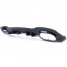 Diffuseur Noir brillant + Echappements noir Mercedes Classe A W177 (18+) Look A35 AMG