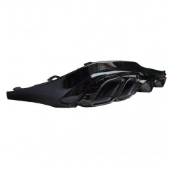 Diffuseur arrière + embouts d'échappements noir Mercedes Classe E W213 Look AMG 16+