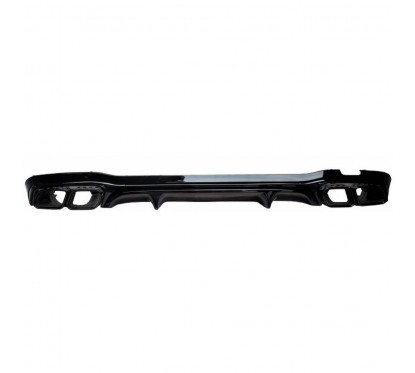 Diffuseur arrière + embouts d'échappements noir Mercedes Classe E W213 Look AMG 16+