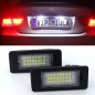 Eclairage de plaque LED - Blanc Pur BMW E92 E93 F30 F31 F45 E39 E60 F11 E70 X5 E84 X1 E82 F22 E90 E91 E61 F10