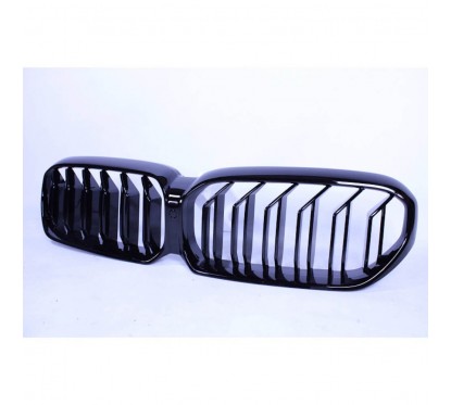 2x Grilles de Calandre Noir Brillant BMW Série 1 G30 G31 (19+)