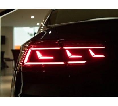 2x Feux arrières Full LED avec clignotants dynamiques adaptables sur Vw Passat B8 (15-19) Look Phase 2