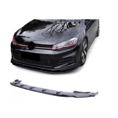 Spoiler avant Volkswagen Golf VII 7 GTI Noir Brillant (13-20)