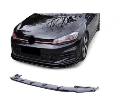 Spoiler avant Volkswagen Golf VII 7 GTI Noir Brillant (13-20)
